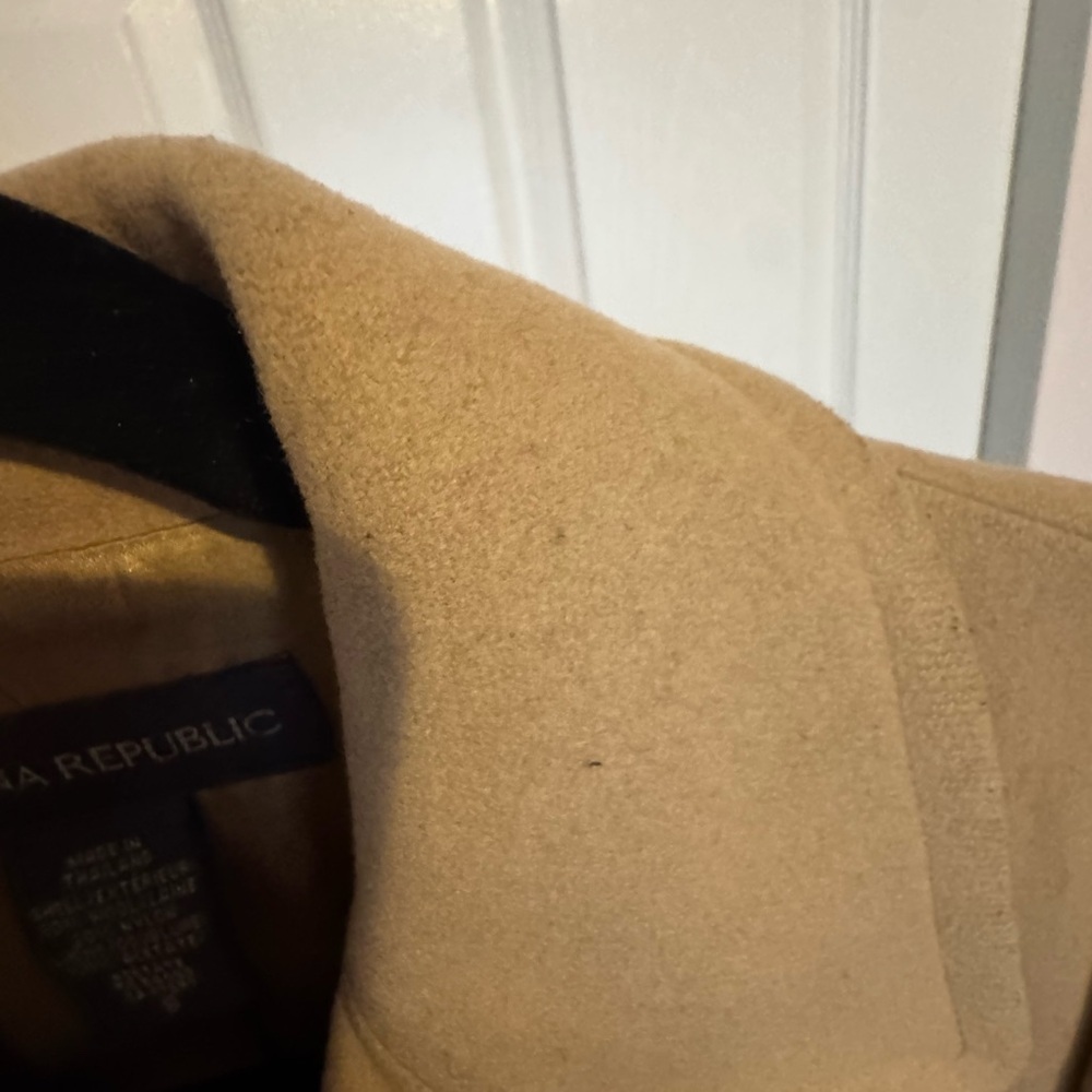 Banana Republic Classic Beige Pea Coat - Picture 13 of 13